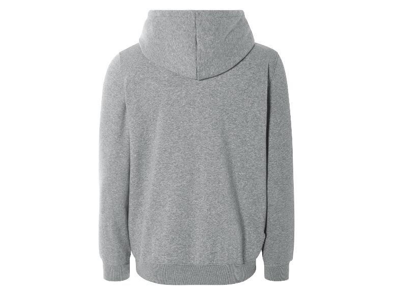 Grauer Hoodie mit Kapuze