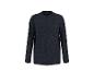 Herren dunkelblaues Langarm-Henley-T-Shirt