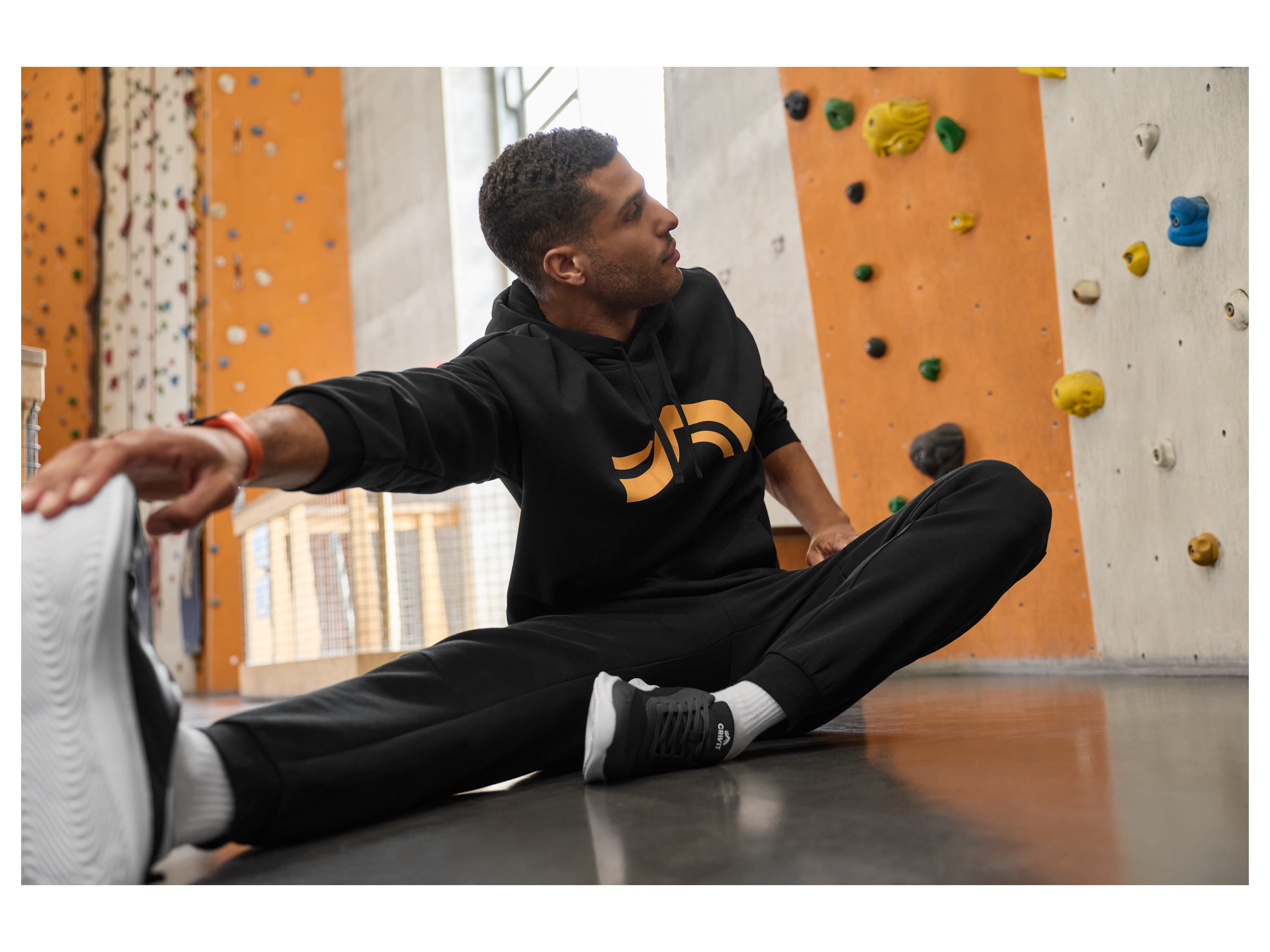 Thumbnail - CRIVIT Herren Sweathose Double Knit (Schwarz, M (48/50))