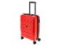 Roter Esmara Hartschalen-Kabinenkoffer mit Teleskopgriff und Rollen