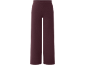 Bordeauxrote Strickhose mit weitem Bein und elastischem Bund.