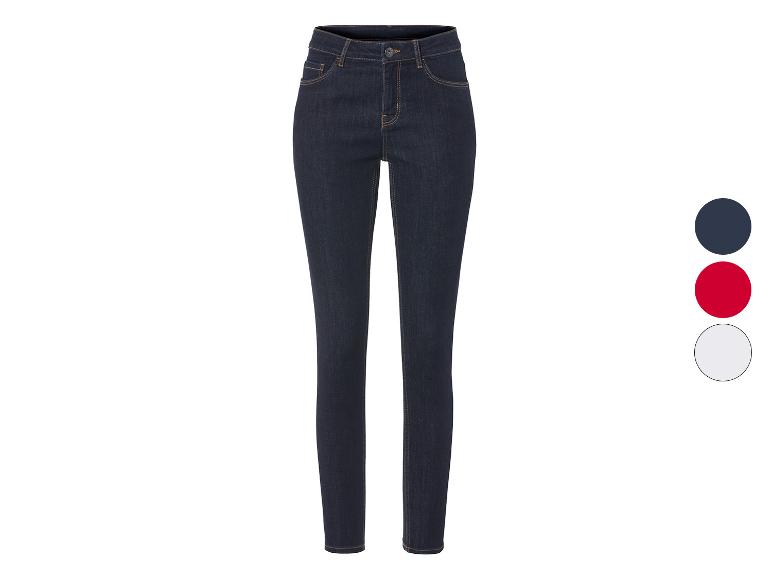 Dunkelblaue Skinny Jeans für Damen.