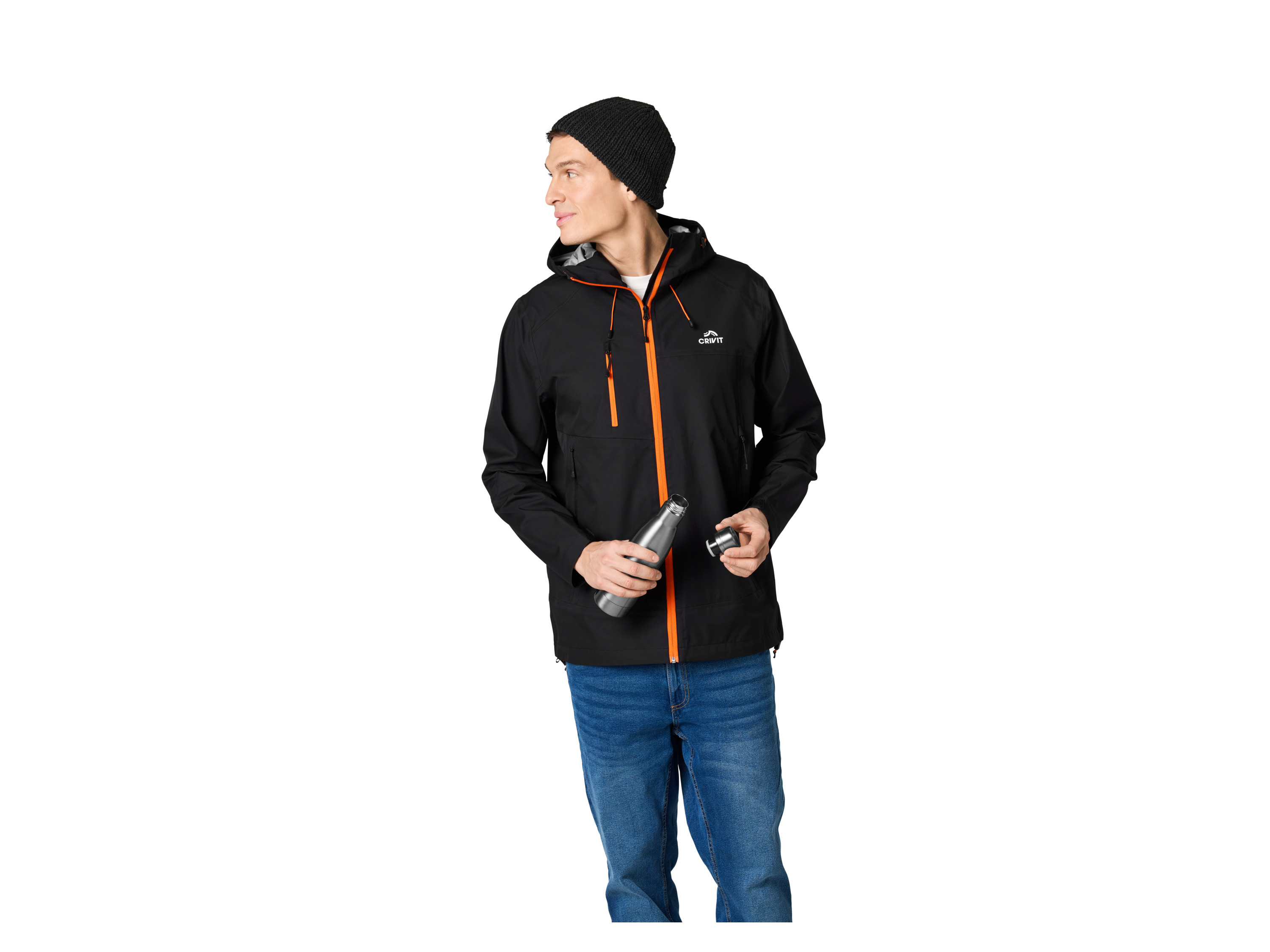 CRIVIT Herren Premium Funktionsjacke (Schwarz, S (44/46)) – Bild 2 von 4