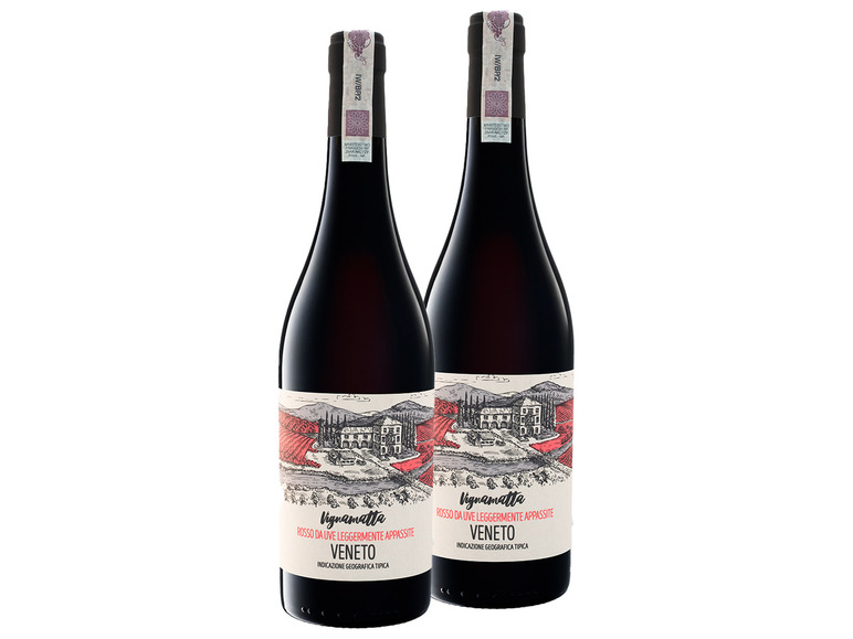Gehe zu Vollbildansicht: 2er Weinpaket Vignamatta Veneto IGT halbtrocken, Rotwein - Bild 1