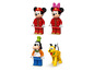 LEGO Minifiguren von Mickey Mouse und Minnie Mouse als Feuerwehrleute, Goofy und Pluto.