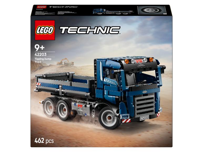LEGO Technic 42203 Tipping Dump Truck Karton mit 462 Teilen.