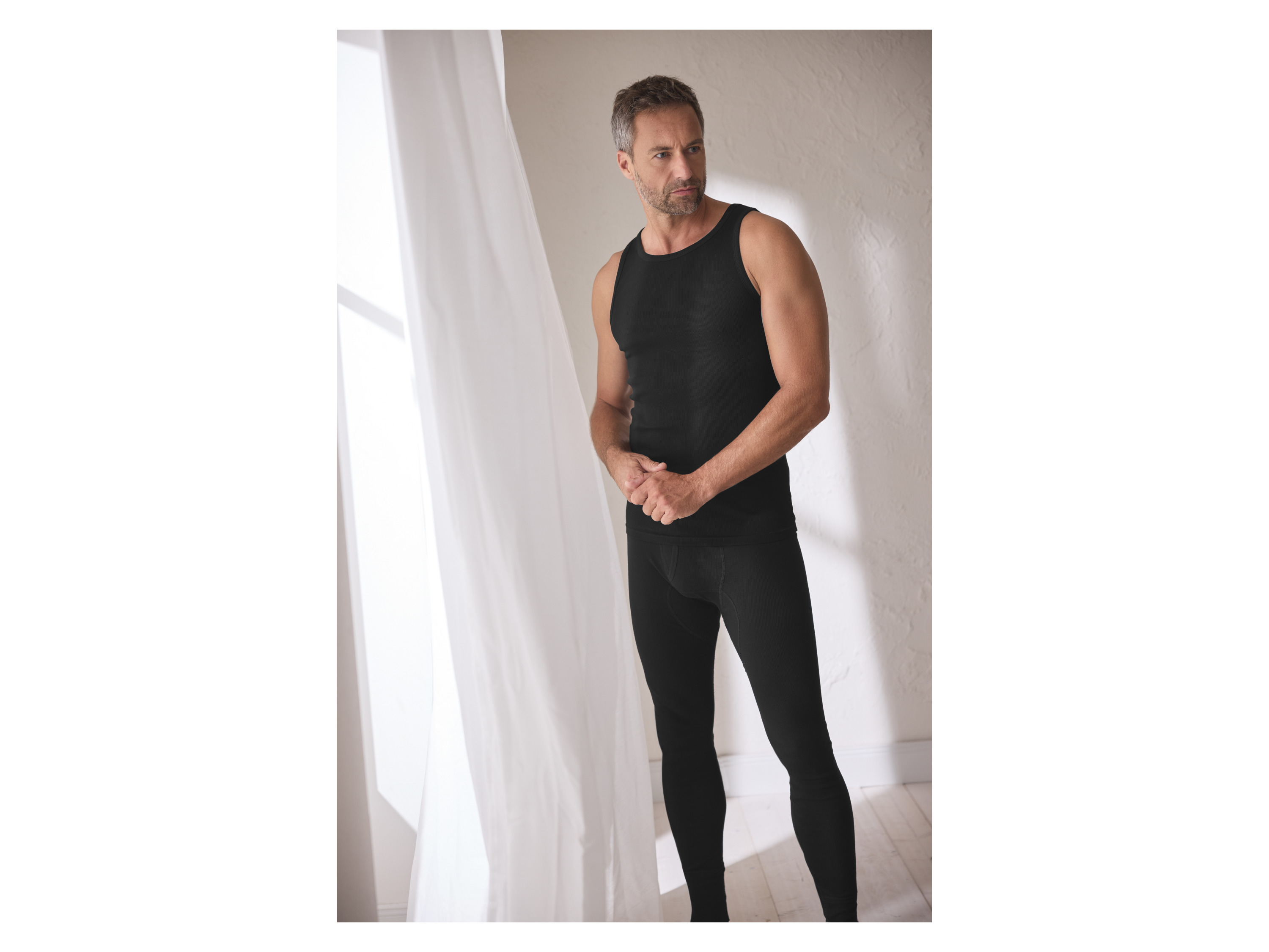 Thumbnail - esmara Men Herren Unterhose mit Eingriff lang (Schwarz, 6/L)