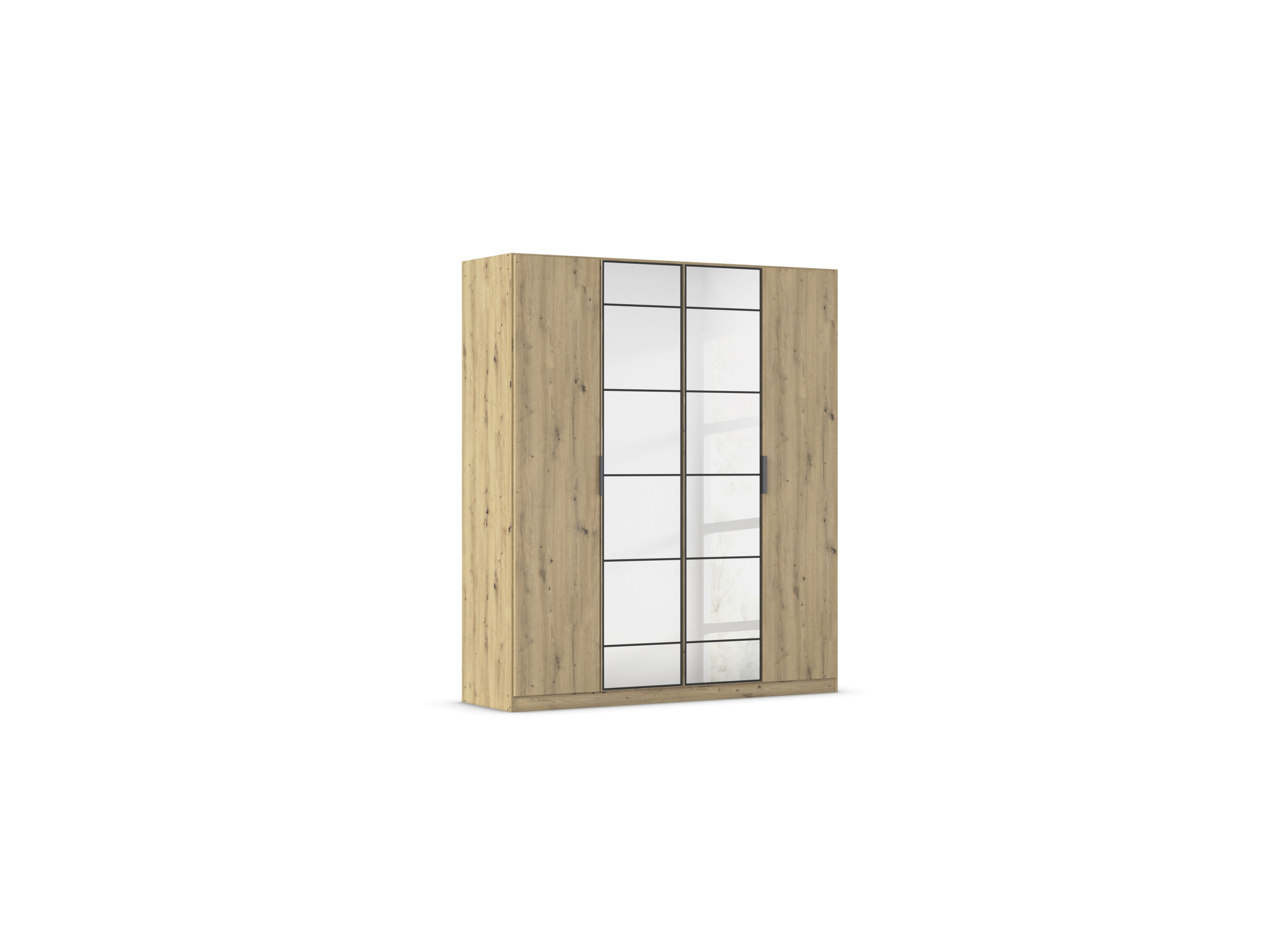 RAUCH ORANGE Acero Drehtürenschrank (Eiche Artisan, Breite 181 cm / Höhe 210 cm)