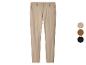 Beige Chino-Hose mit drei Farboptionen: Beige, Braun und Schwarz.
