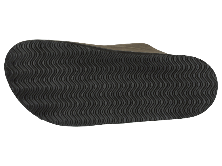 Bild der Schuhsohle mit welligem Muster.