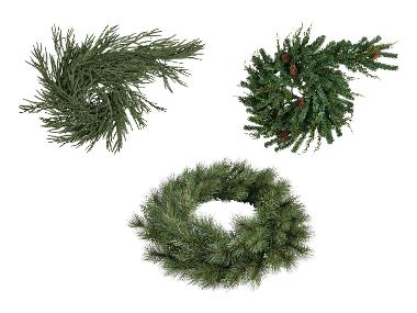 LIVARNO® Weihnachtsgirlande / Weihnachtskranz