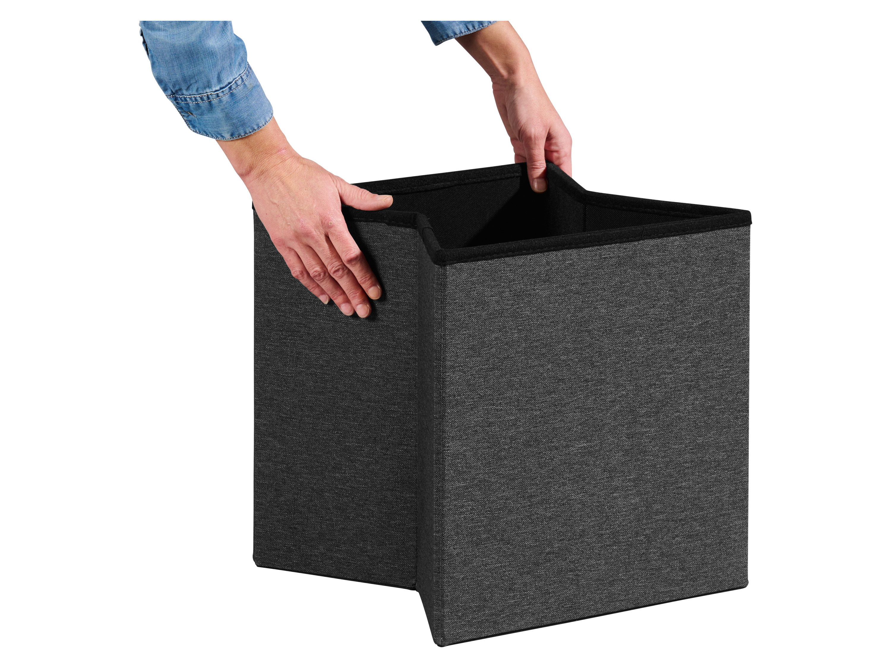 Thumbnail - LIVARNO home Sitzhocker (Grau)