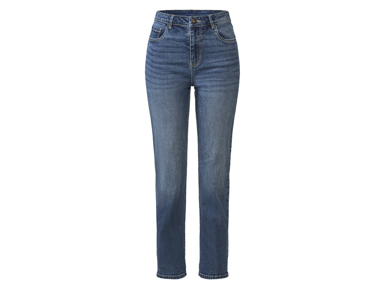 Gehe zu Vollbildansicht: esmara® Damen Jeans, Straight Fit, hoher Baumwollanteil - Bild 6