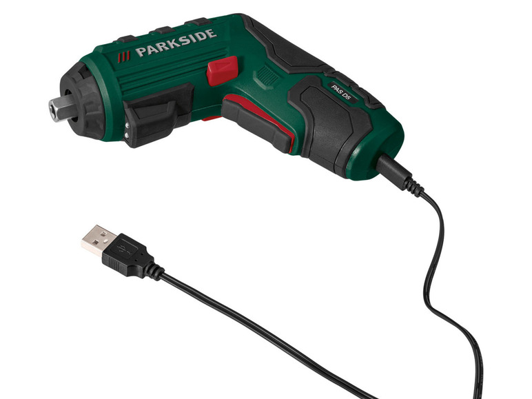 PARKSIDE® 4 V Akku-Schrauber in D5«, Geschenkbox, »PAS USB-Ladekabel mit 5