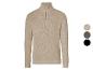Halbzipper-Pullover in drei Farben.