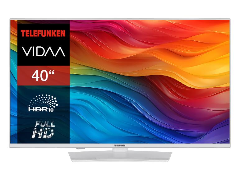Telefunken Vidaa 40-Zoll-Fernseher mit HDR10 und Full HD.