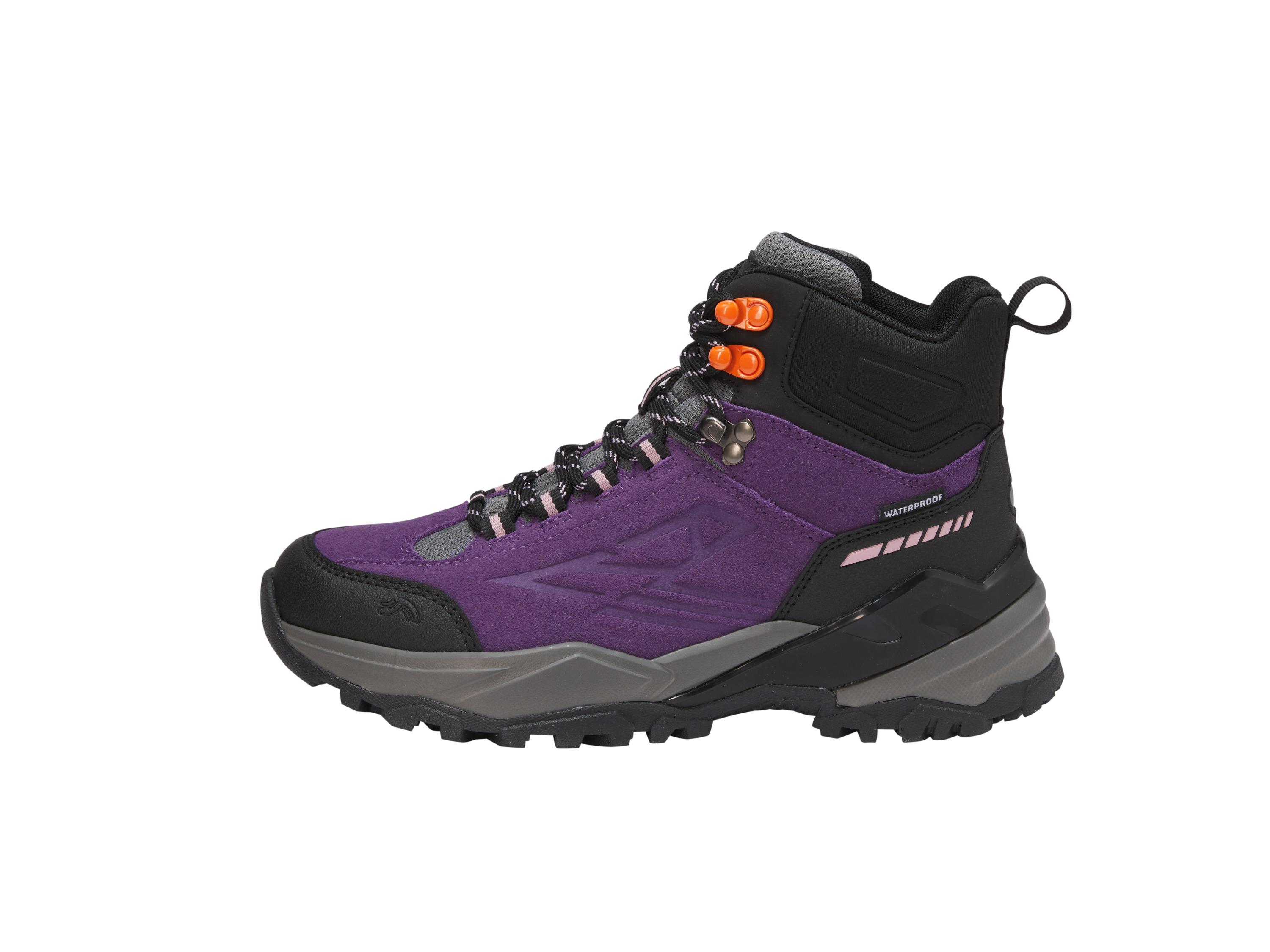 CRIVIT Premium-Damen-Leder-Trekkingstiefel (Lila, 40) – Bild 2 von 4