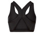 Schwarzer Sport-BH mit Racerback