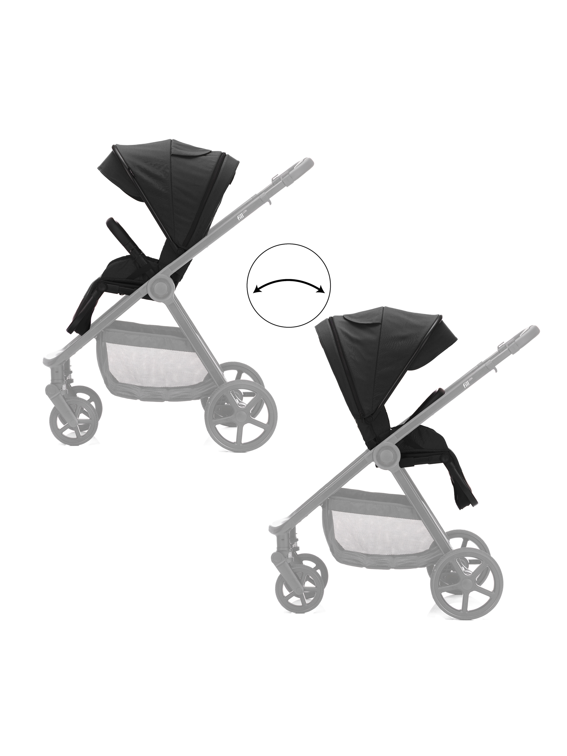 Fillikid Kombi-Kinderwagen Lion, (Set, 5-tlg) – Bild 3 von 4