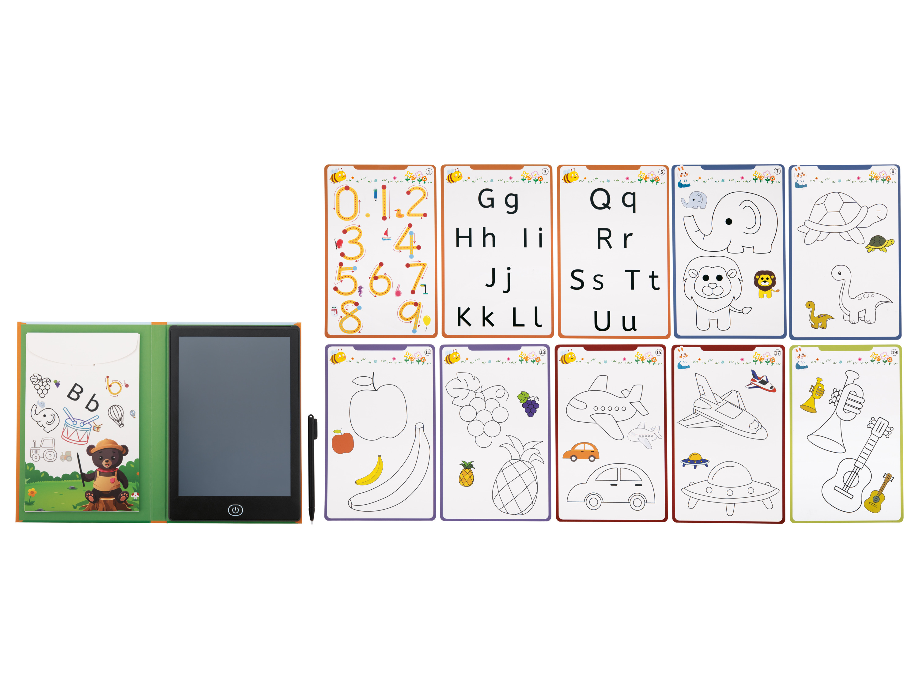 Thumbnail - lupilu® LCD Schreibpad, mit Lernkarten