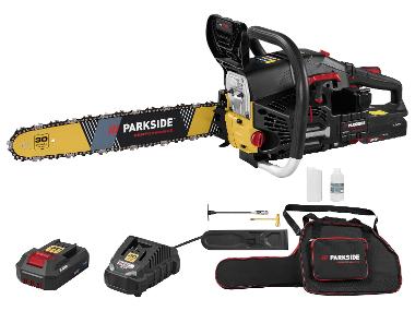 PARKSIDE PERFORMANCE® Benzin-Kettensäge »PPBKS-L 56 A1« mit Elektrostart 
