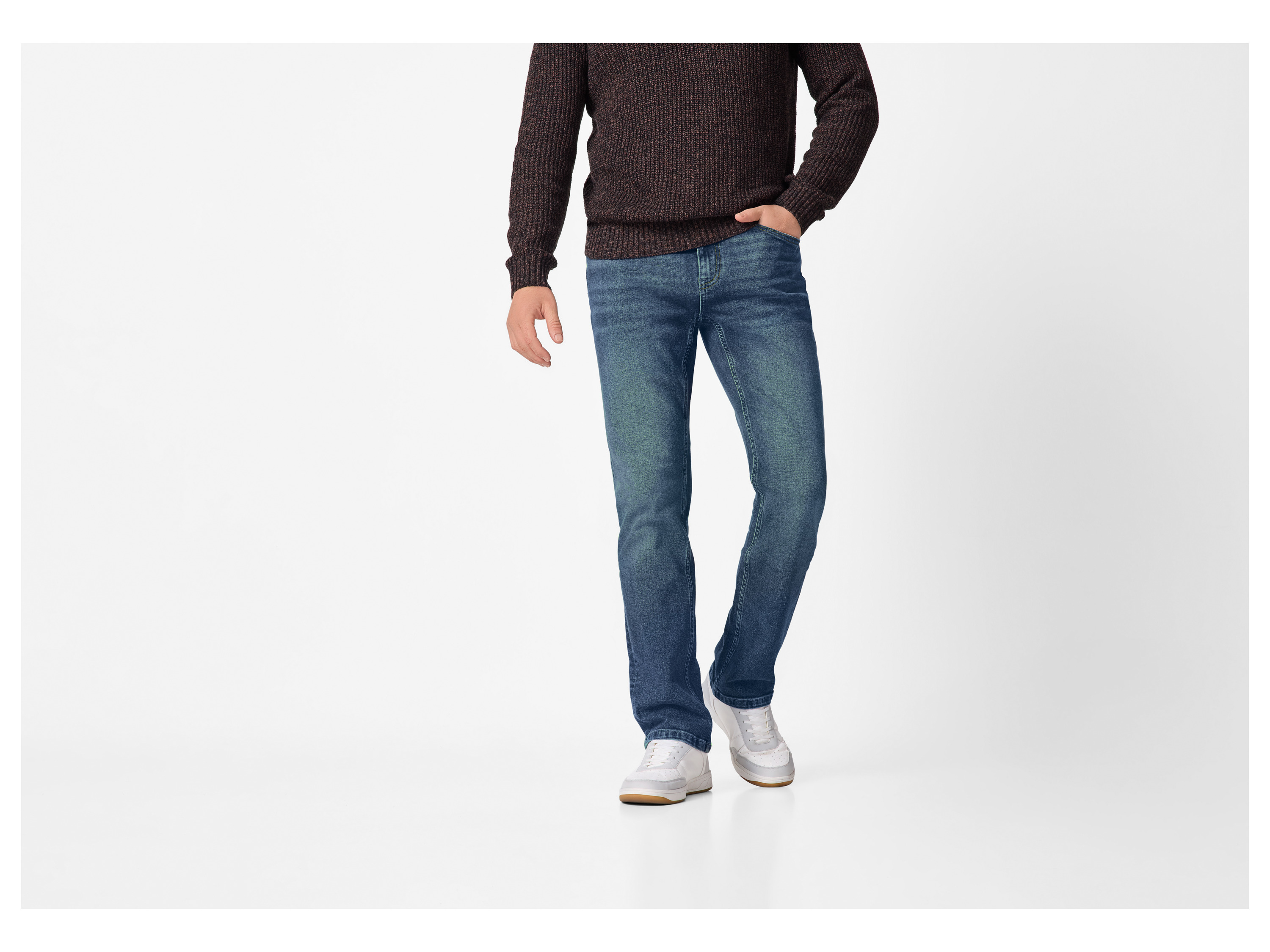 ESMARA MEN Herren Jeans Straight Fit (Hellblau, 54 (38/32)) – Bild 2 von 4