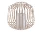 Dekorative Laterne mit LED-Kerze in Beige