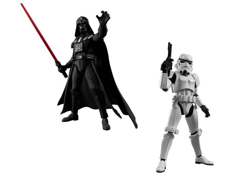 Darth Vader und Stormtrooper Figuren mit Waffen