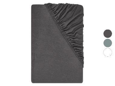 LIVARNO® Jersey-Spannbettlaken, 180-200 x 200 cm