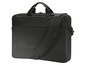 Eine schwarze Everki Laptoptasche mit Schultergurt.