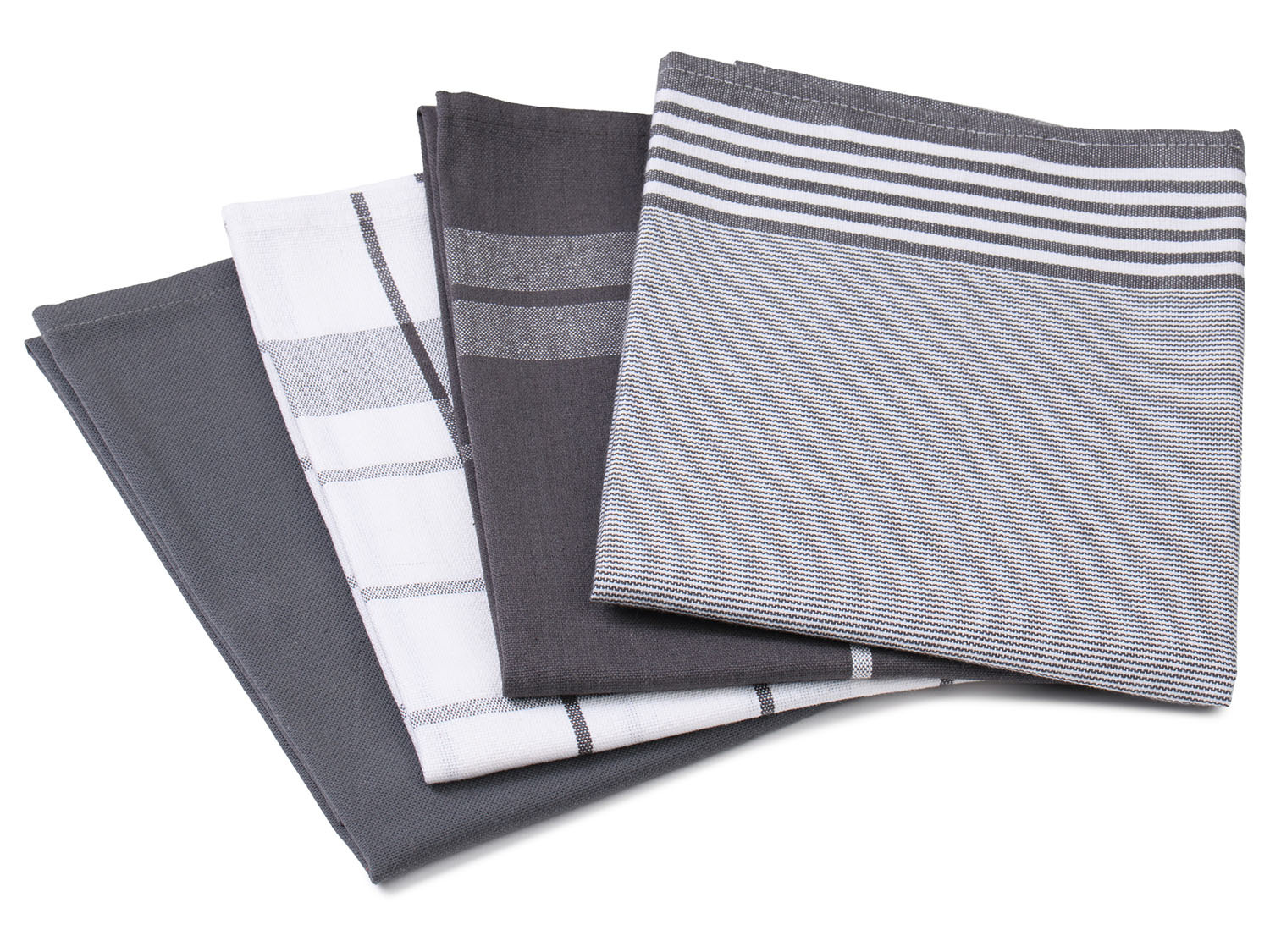 DII Lake Plaid Geschirrtücher – 3 Stück, 18x28 Cm, 100% Baumwolle, Saugstark