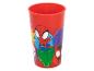 Plastikbecher mit Spider-Man und Superhelden.
