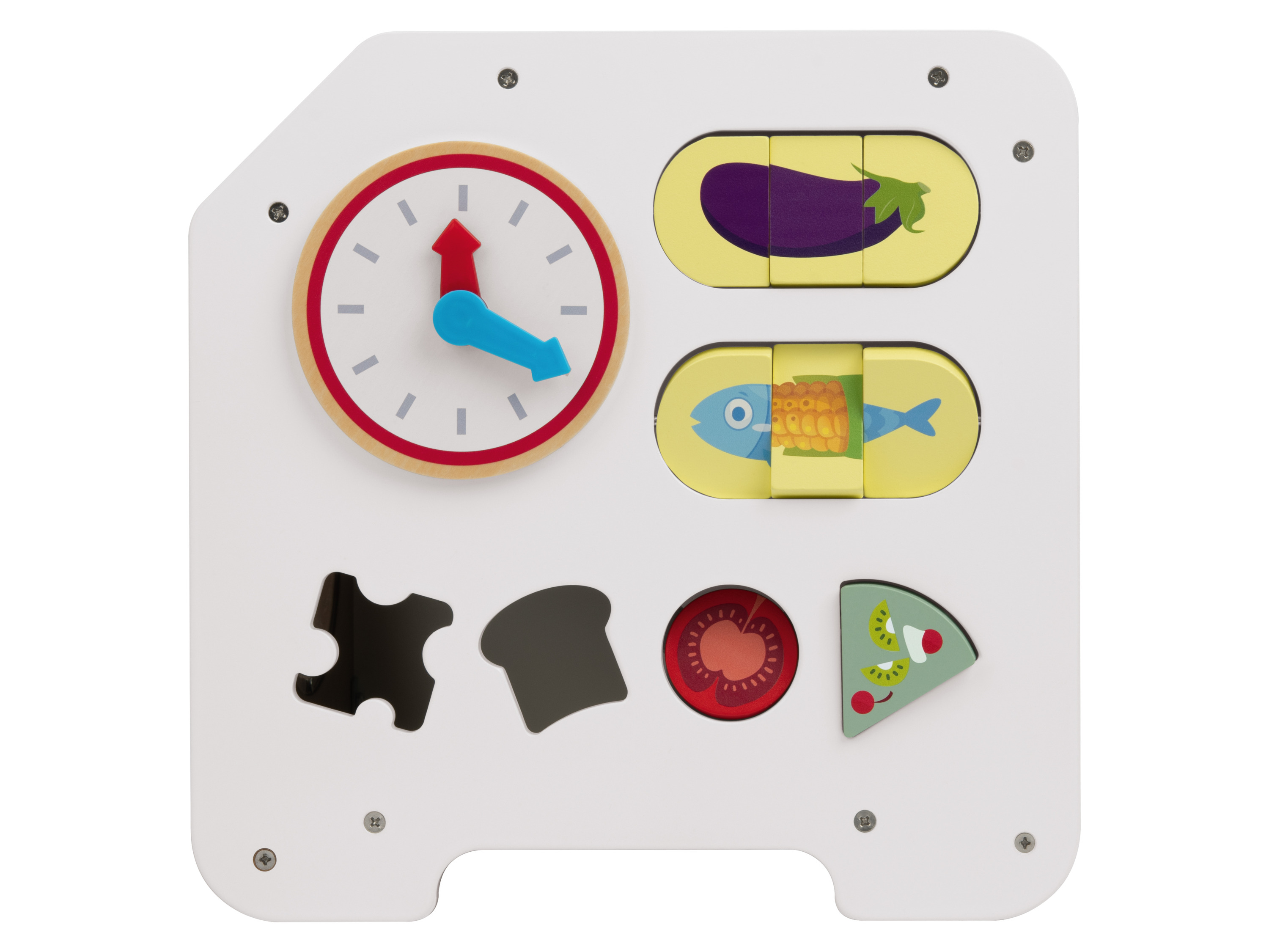 Thumbnail - Playtive Holz Motorikwürfel Küche und Werkbank (Motorikwürfel Küche)