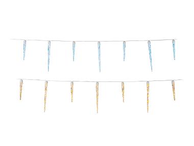 LIVARNO home Eiszapfenvorhang mit LED-Blinkeffekt