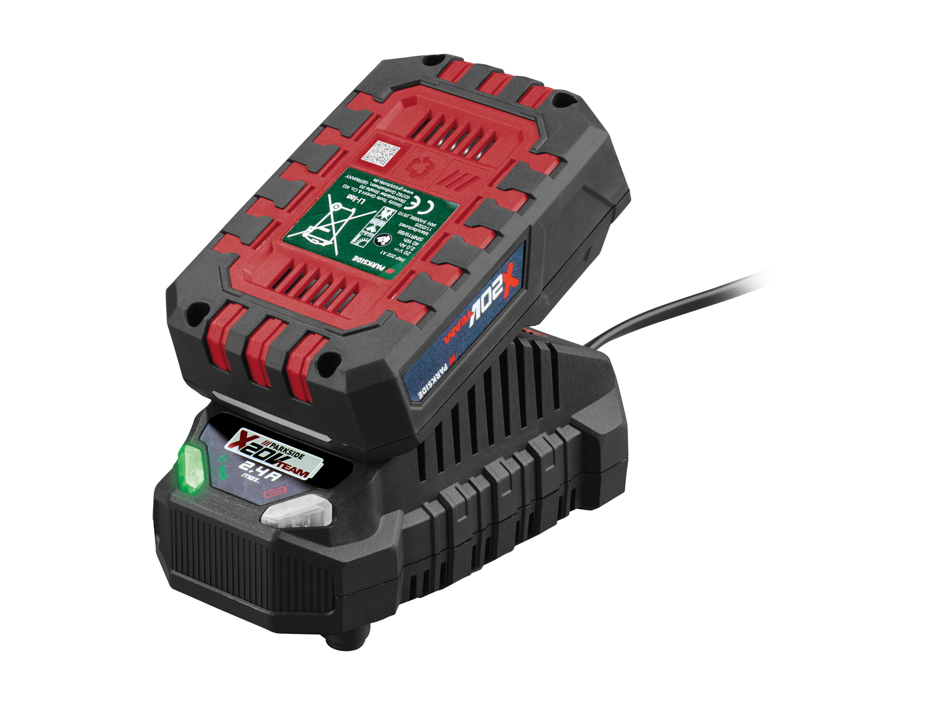 PARKSIDE® 20 V Akku-Bohrschrauber Limited Edition »PABS 20-Li G8«, mit Akku und Ladegerät (Grün) – Bild 4 von 4