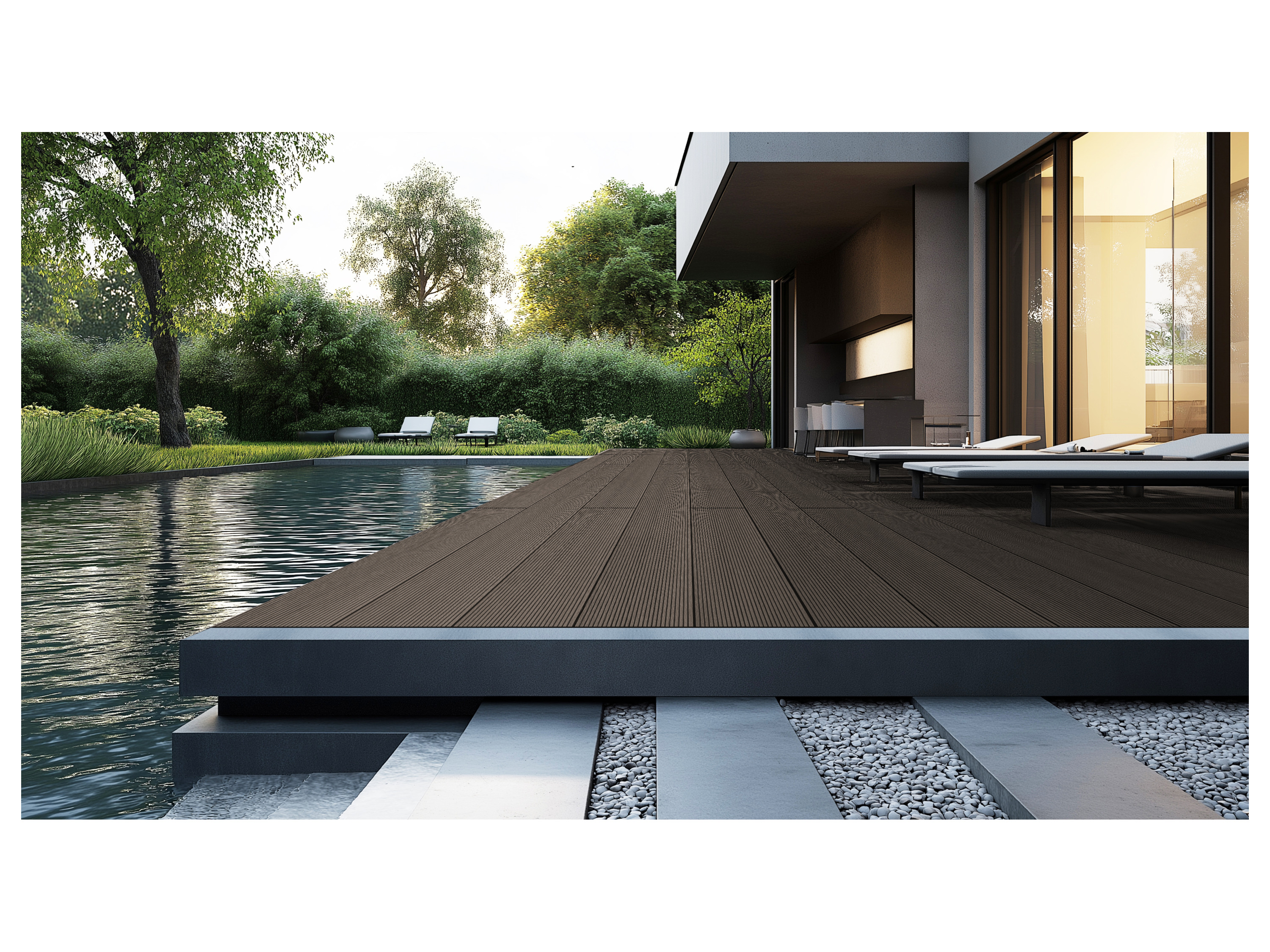 HOME DELUXE WPC Terrassendielen SAMANA (2,20 m) (2m², Dunkelbraun) – Bild 2 von 4
