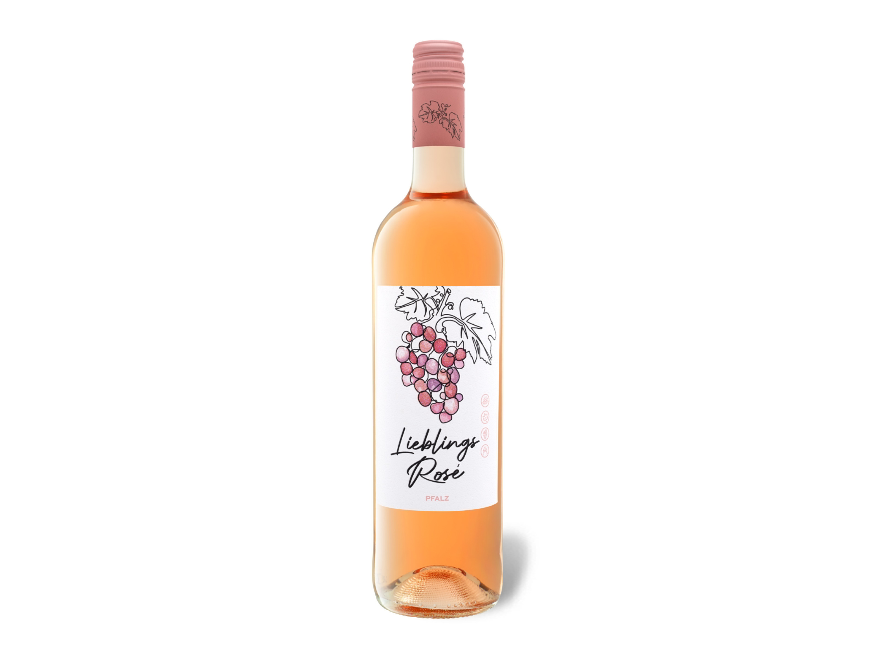 Lidl Wein-Angebot - HERZOG VON TREßDORF Lieblingsrosé QbA Pfalz feinherb, Roséwein 2025