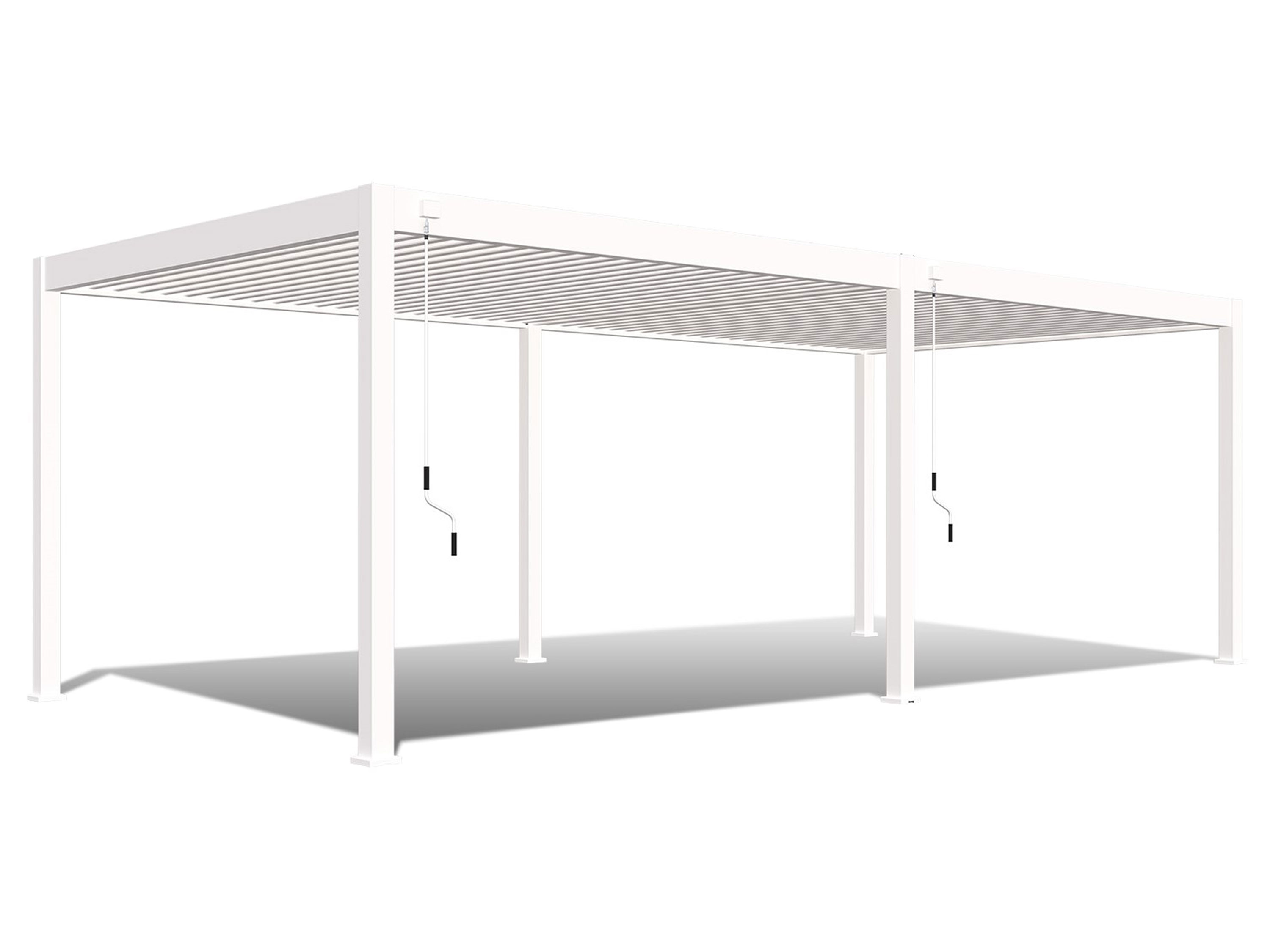 Pergoline Pavillon Superior (Weiß, 3,6×7,2 m) | 04260664391241