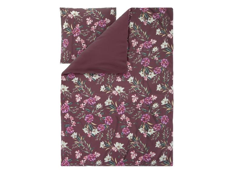 LIVARNO® Mikrofaser-Satin-Wendebettwäsche, 155 x 220 cm