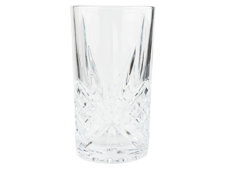 Gehe zu Vollbildansicht: ERNESTO Longdrink-Glas / Gin- Whiskey-Wasser Glas, 4 Stück, spülmaschinengeeignet - Bild 3