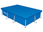 Eine blaue Bestway Steel Pro Pool-Abdeckung.
