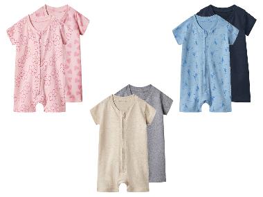 LUPILU® Baby Schlafoveralls, 2 Stück