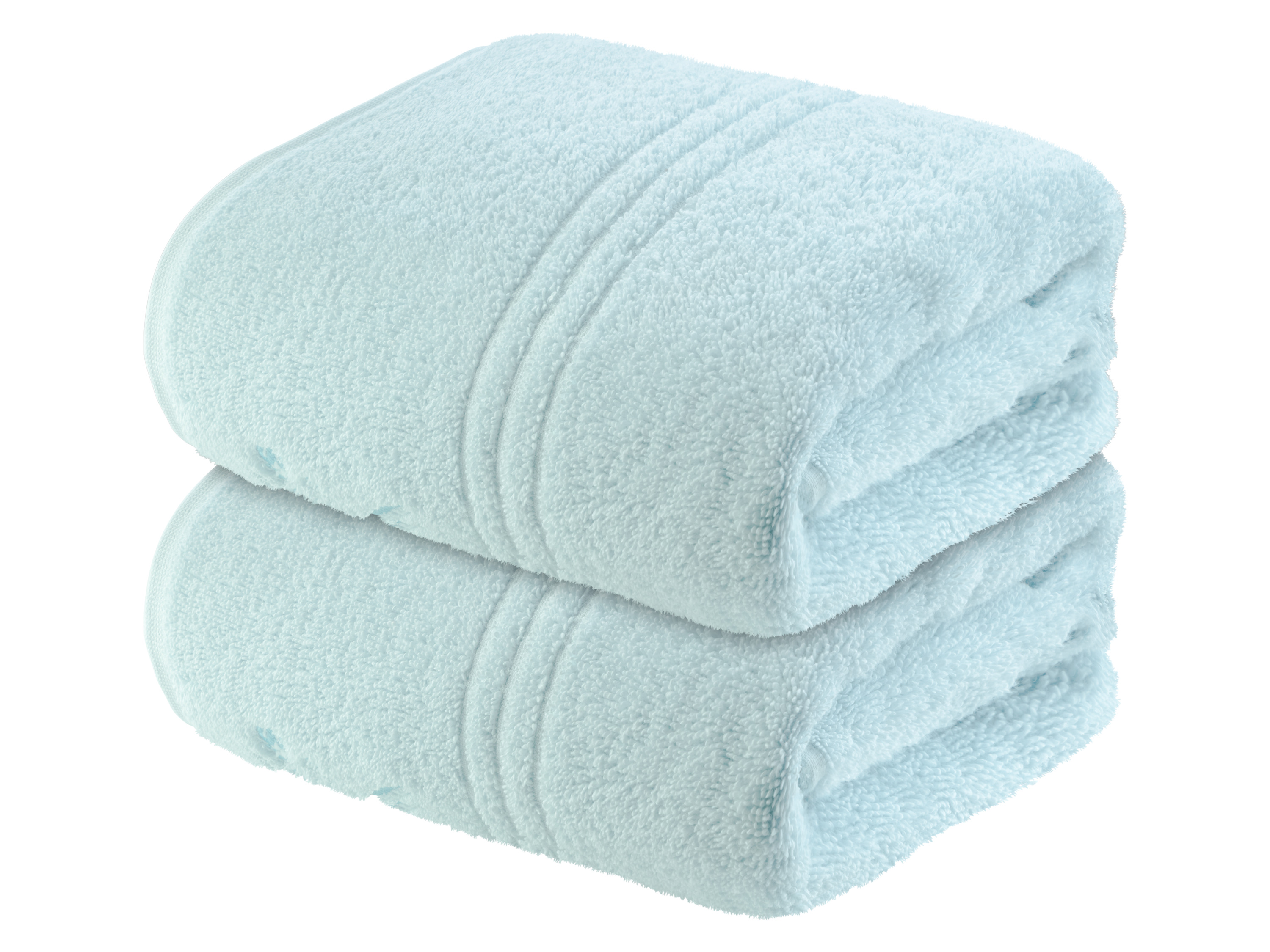 SANSIBAR Handtuch 550gsm 50x100cm (Hellblau)““ | dunkelblau