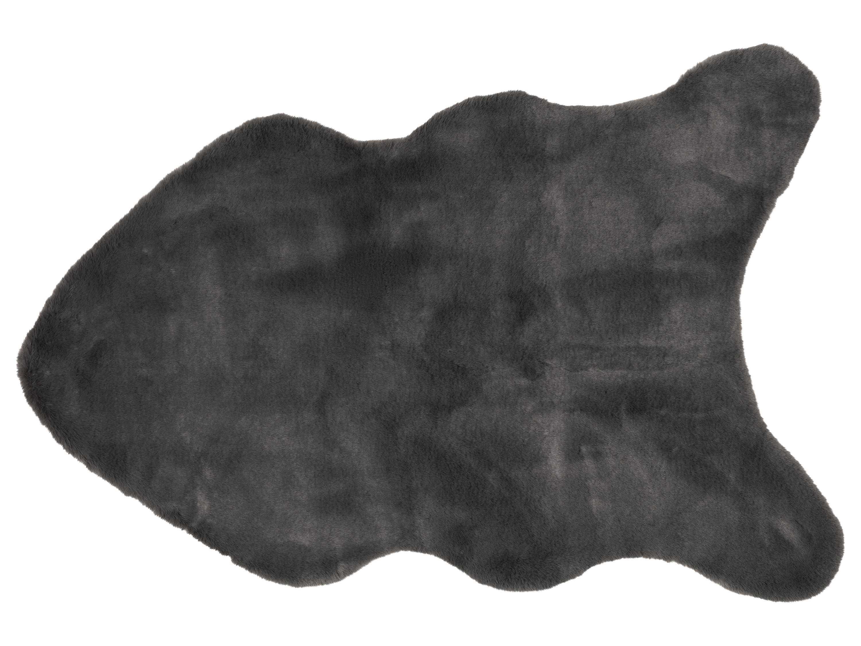 LIVARNO HOME Kunstfellteppich langflor, 60x90cm PAN (grau)