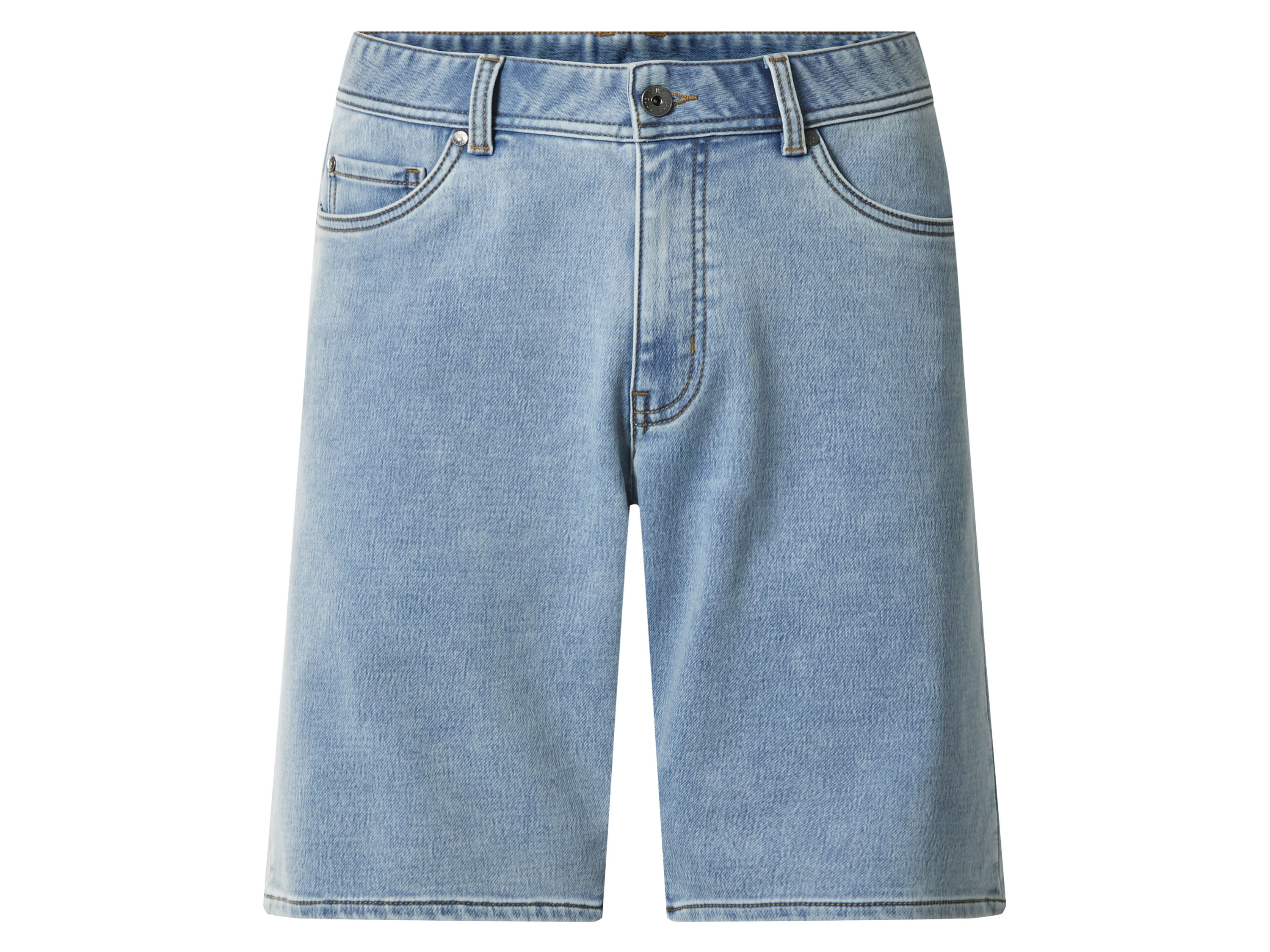 ESMARA MEN Herren Sweat-Denim-Bermudas (Blau, 50)