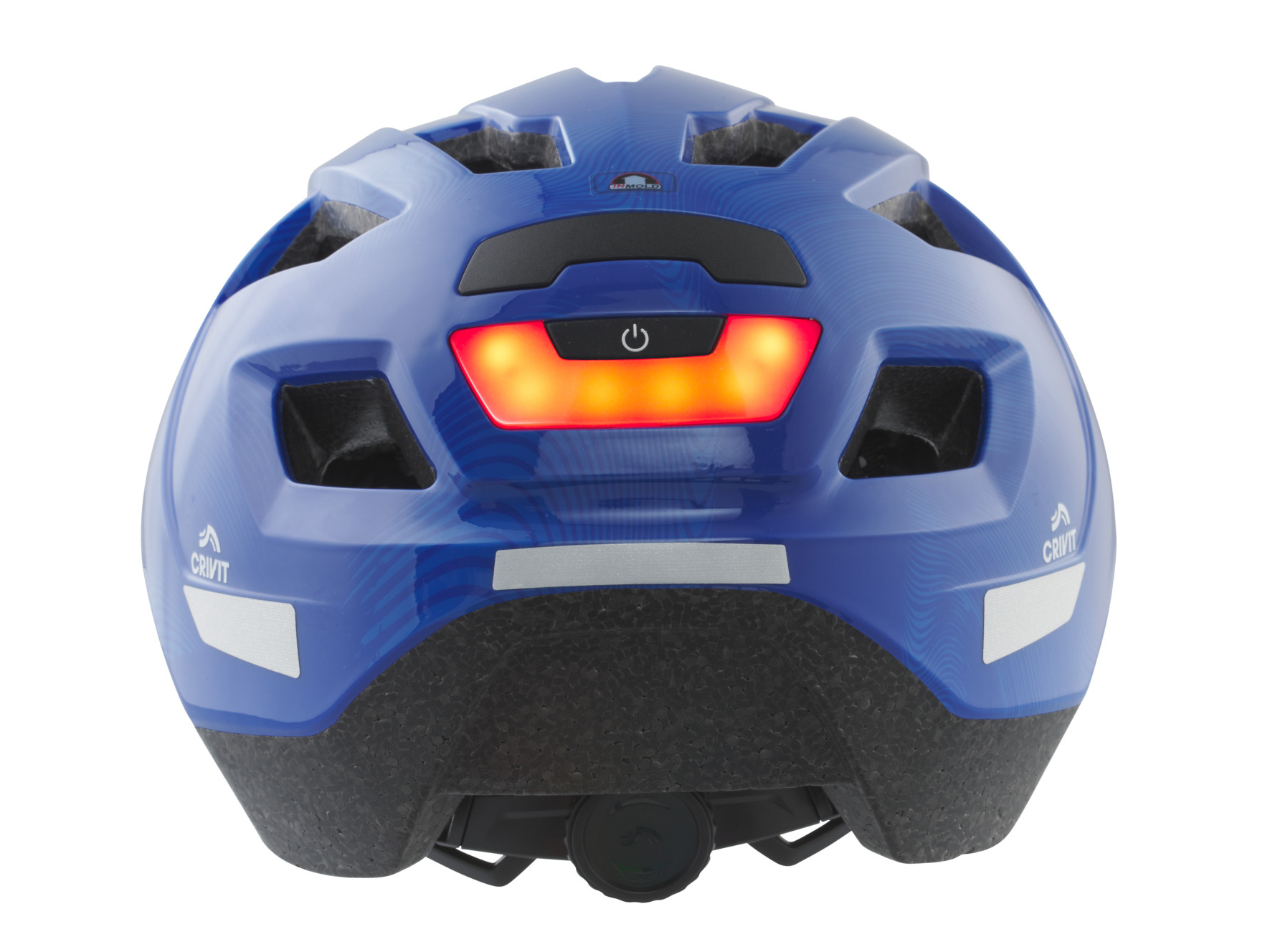 Thumbnail - CRIVIT Kinder Fahrradhelm mit Rearlight (Blau)