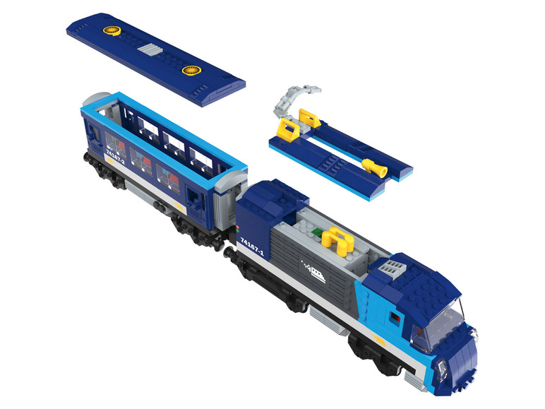 Gehe zu Vollbildansicht: Playtive Clippys Passagierzug-/ Güterzug-Set, 2,4 GHz - Bild 7