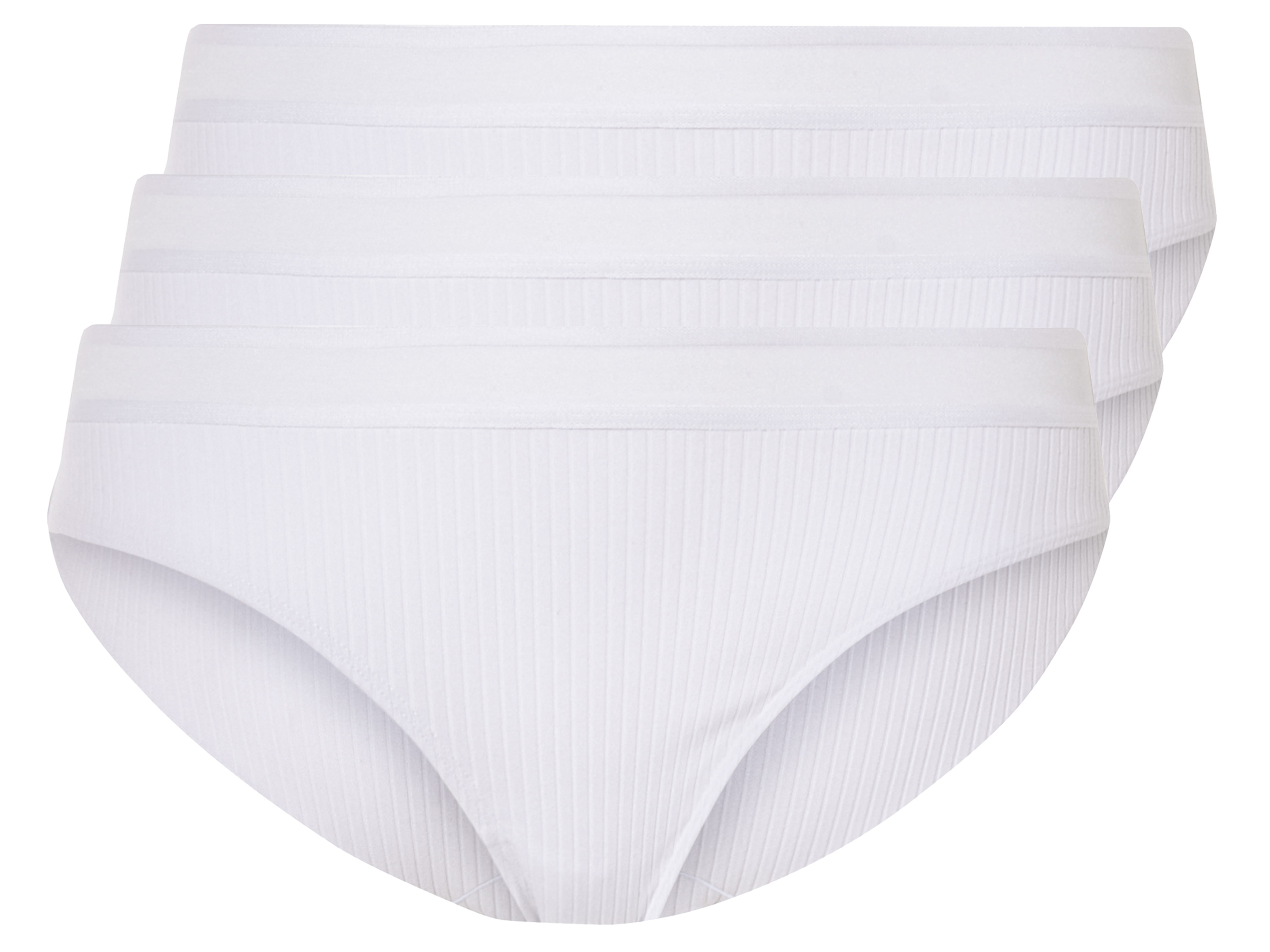 esmara® Damen Slip 3 Stück (Weiß, M(40/42))““ | mit breitem Gummizugbund Multipack: 3 Stück Material: Polyamid, 17 % Elasthan Lycra® Pflegehinweis: waschen bei max. 40 °C nicht bleichen nicht im Wäschetrockner trocknen bügeln bis 110 °C Stufe 1. Kein Bügeln mit Dampf nicht trockenreinigen Größe: XS 32/34 – L 44/46 Meine Lidl-Größe – so einfach gehts Deine Größe findest du in der Lidl-Größentabelle . Oeko-Tex® Standard 100 Geprüft auf Schadstoffe Zertifizierungsnummer: 19.Hbd.72290 Hohenstein Htti Standard 100 by Oeko-Tex® ist die weltweit bekannteste, unabhängige Zertifizierung schadstoffgeprüfter Textil- und Lederprodukte aller Art – vom Garn und den Stoffen bis hin zum gebrauchsfertigen Artikel. Das Label bestätigt