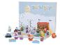 Ein Peppa Pig Winter-Spielset mit Figuren und einer Schneetag-Kulisse.