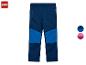 Blaue Kinderhose mit dunkelblauen und hellblauen Einsätzen.